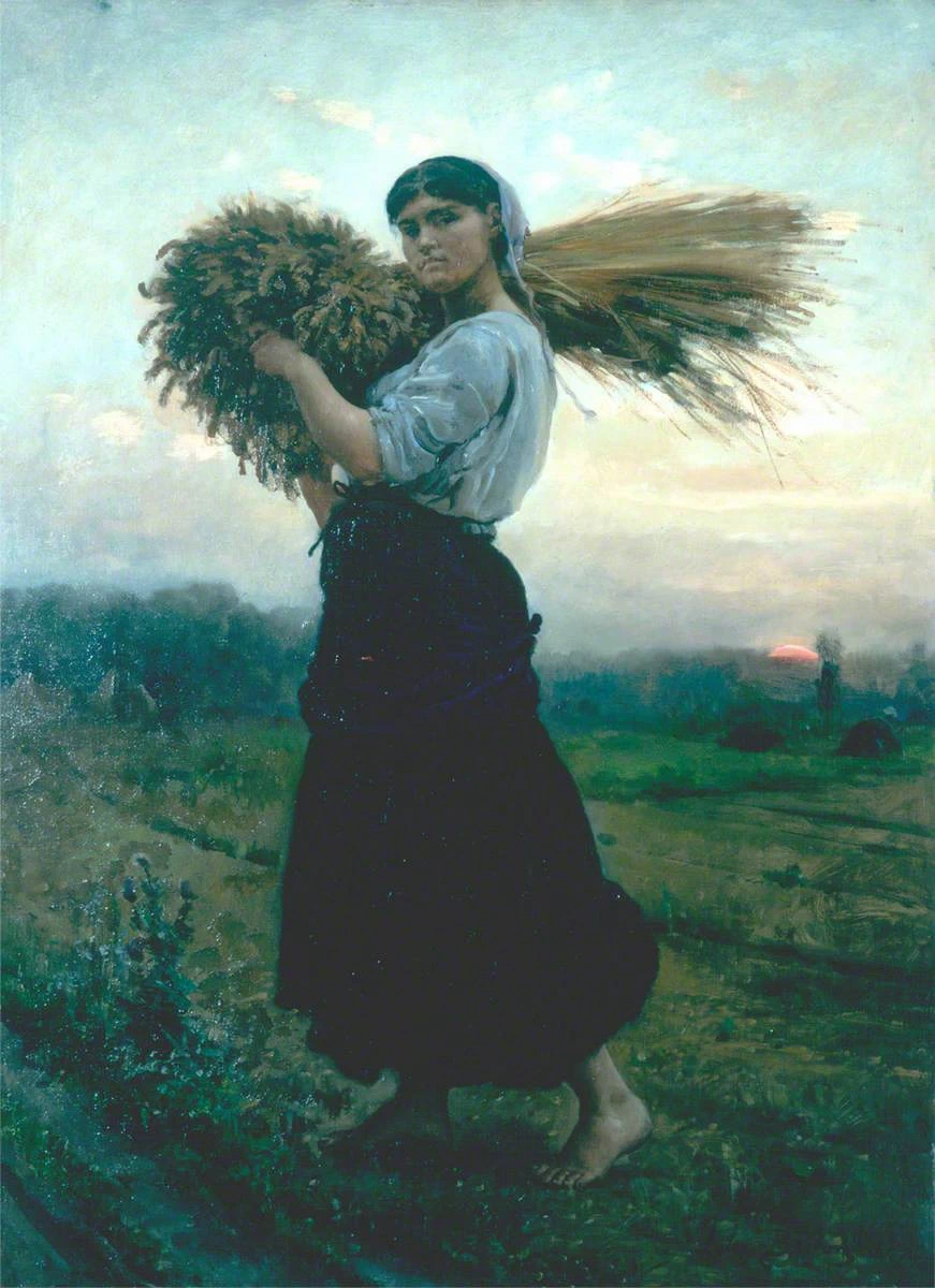 La spigolatrice, 1875 - Aberdeen Art Gallery